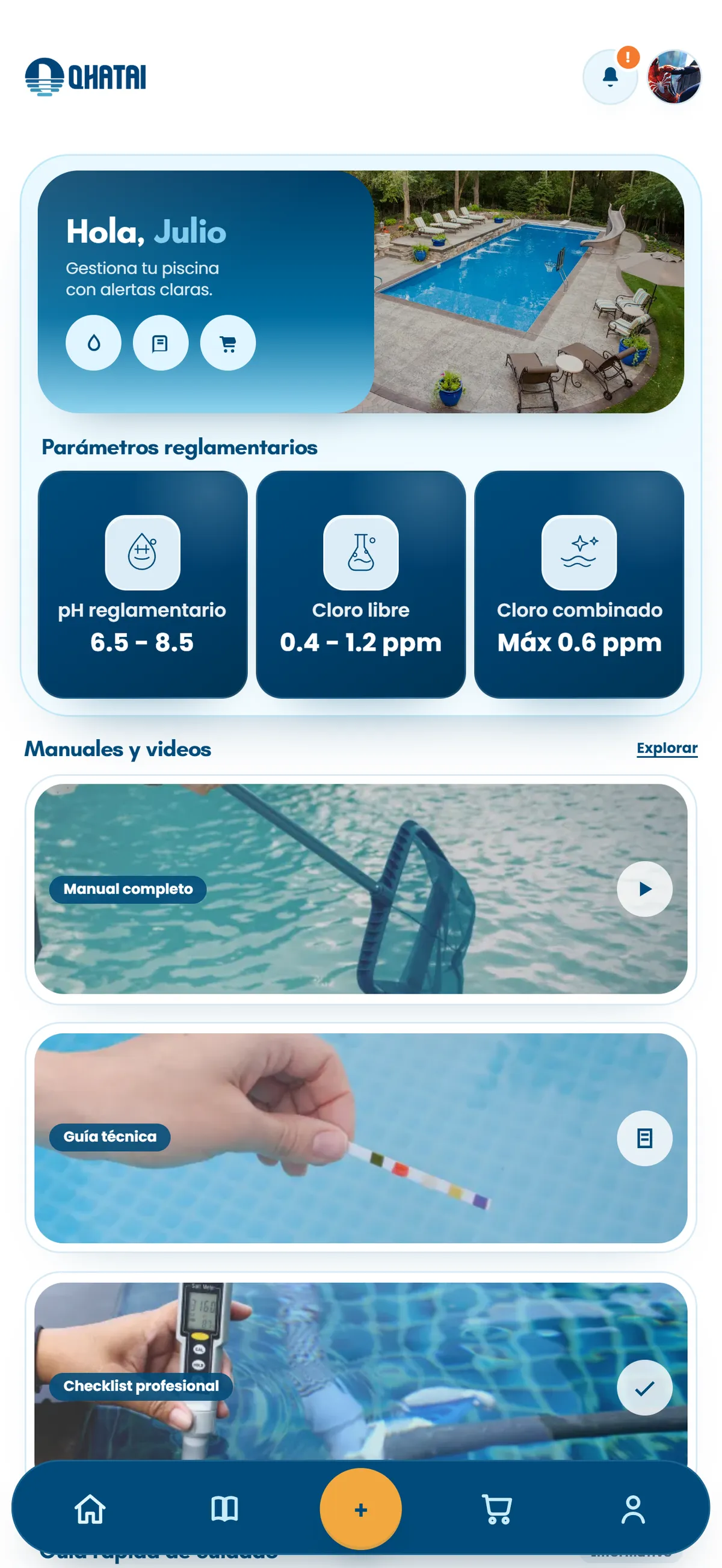 Qhatai Piscinas PWA Cotizador Móvil