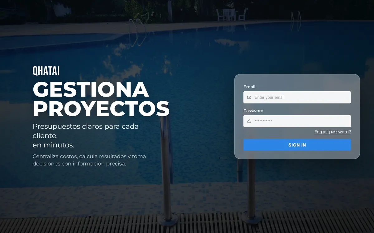 Sistema ERP Qhatai Operaciones